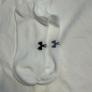 Under Armour White Athletic Socks